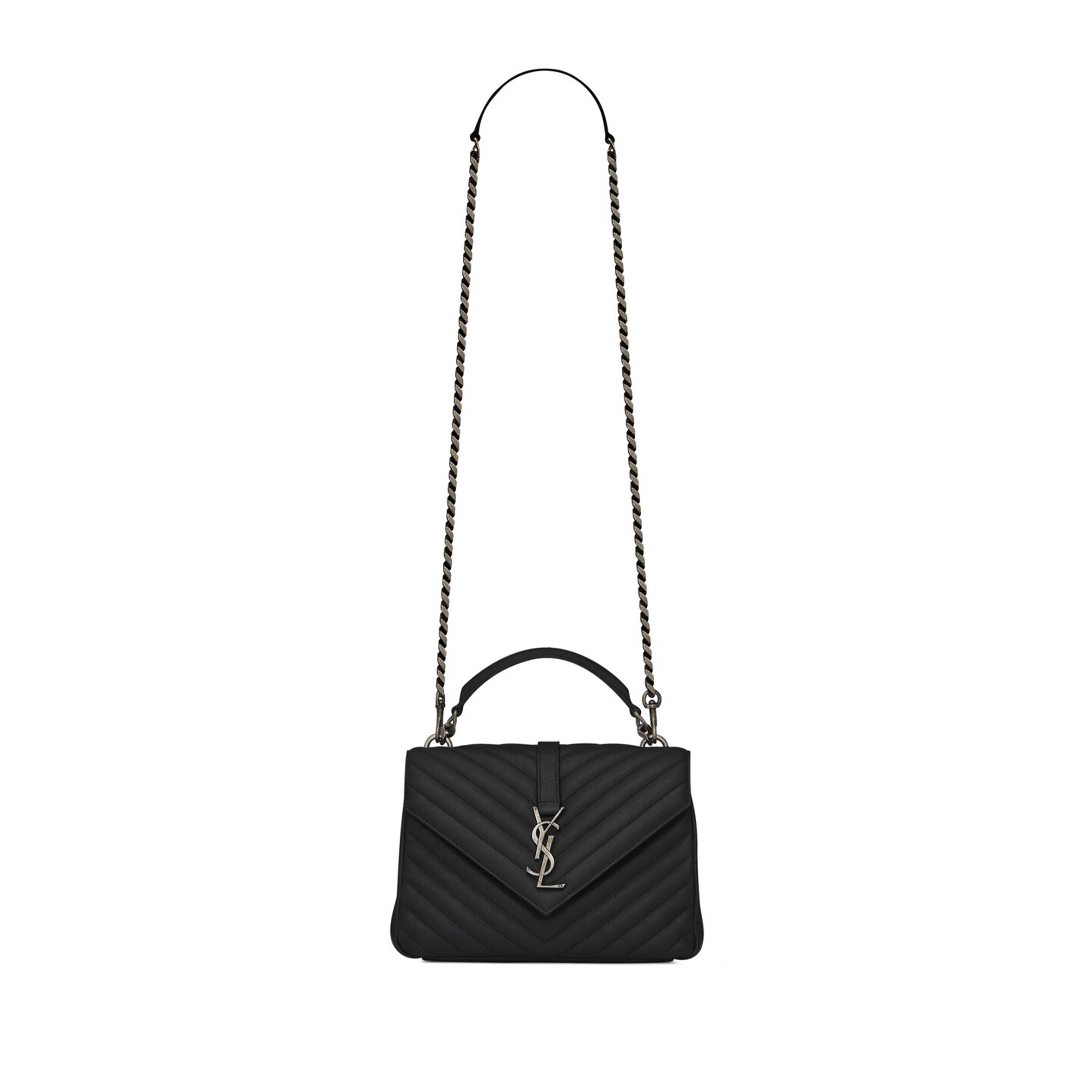 YSL COLLEGE MEDIUM IN QUILTED LEATHER 600279BRM041000 (24*17*6.5cm)